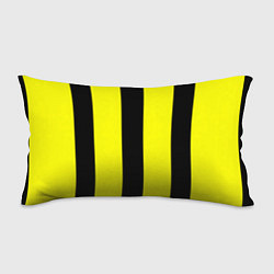 Подушка-антистресс Color yellow black line, цвет: 3D-принт