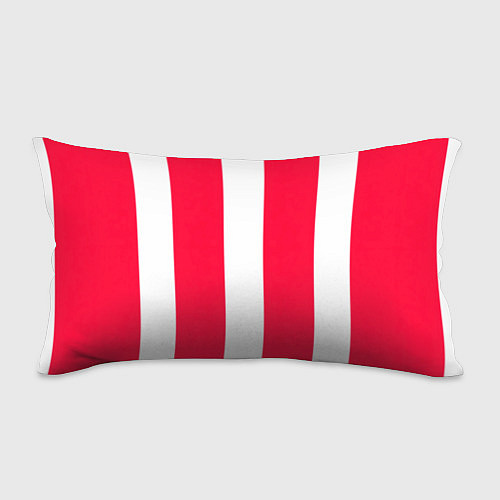 Подушка-антистресс Color red white line / 3D-принт – фото 1