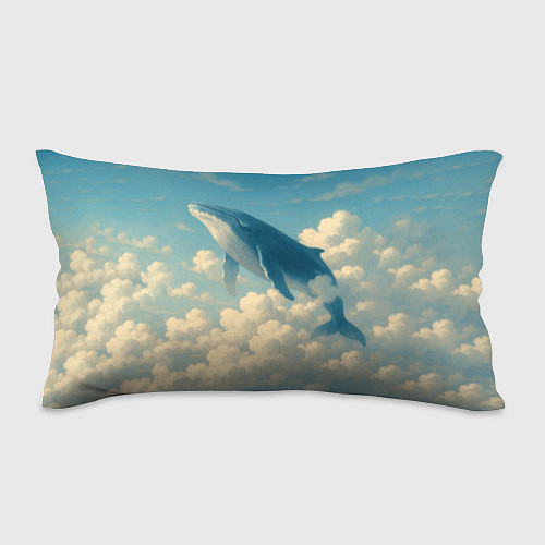 Подушка-антистресс Кит в облаках / 3D-принт – фото 1