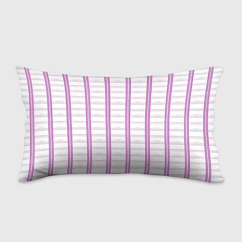 Подушка-антистресс Color white cage pink line / 3D-принт – фото 1