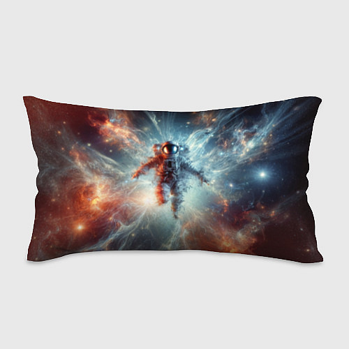 Подушка-антистресс Космонавт в космической туманности / 3D-принт – фото 1
