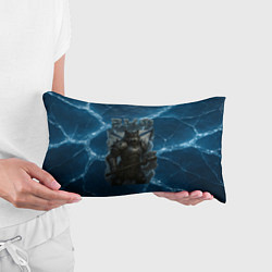 Подушка-антистресс ВМФ Волк на фоне льда, цвет: 3D-принт — фото 2
