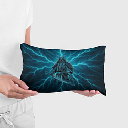 Подушка-антистресс Демонический электросамурай, цвет: 3D-принт — фото 2