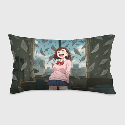 Подушка-антистресс Сиратори Айра смеется - Дандадан / 3D-принт – фото 1