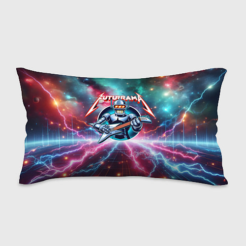 Подушка-антистресс Гитарист Бендер рок группы Футурама / 3D-принт – фото 1