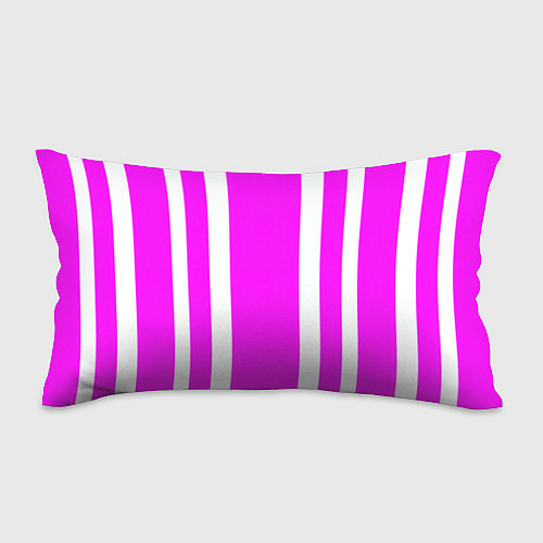 Подушка-антистресс Color white pink stripes / 3D-принт – фото 1