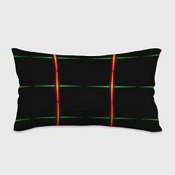 Подушка-антистресс Color black green orange stripes