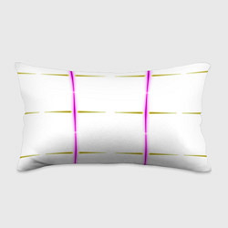 Подушка-антистресс Color white pink yellow stripes