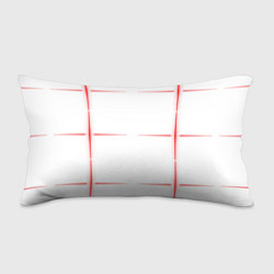 Подушка-антистресс Color white red stripes