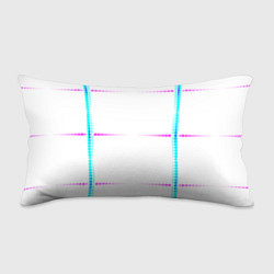 Подушка-антистресс Color white blue pink stripes