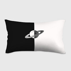 Подушка-антистресс Сатурн черно-белый, цвет: 3D-принт