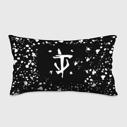 Подушка-антистресс Doom брызги белых красок