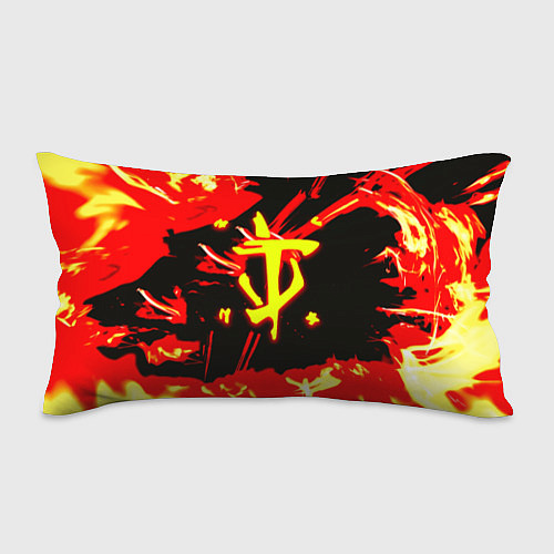 Подушка-антистресс Doom огненный / 3D-принт – фото 1
