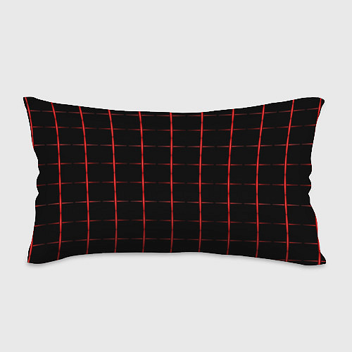Подушка-антистресс Color black red crosses / 3D-принт – фото 1