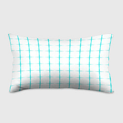Подушка-антистресс Color white light blue crosses