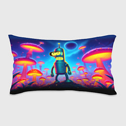 Подушка-антистресс Сынишка Бендера в сказочном лесу светящихся грибов, цвет: 3D-принт