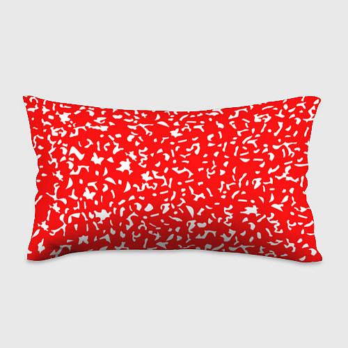 Подушка-антистресс Красный яркий камуфляж / 3D-принт – фото 1