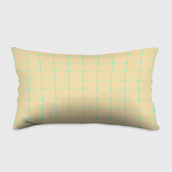 Подушка-антистресс Color beige green crosses