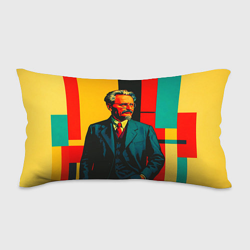 Подушка-антистресс Лев Троцкий поп-арт / 3D-принт – фото 1