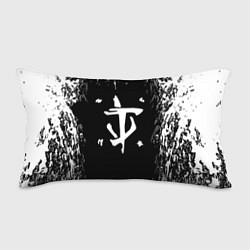 Подушка-антистресс Doom краска белая текстура