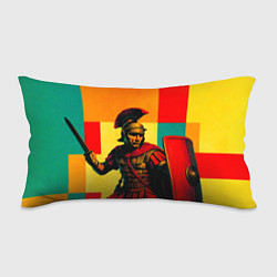 Подушка-антистресс Римский легионер поп-арт, цвет: 3D-принт