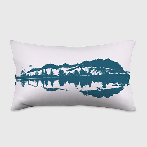 Подушка-антистресс Лес и озеро / 3D-принт – фото 1