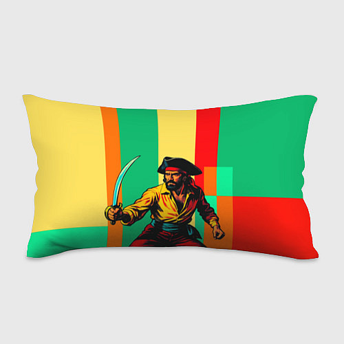 Подушка-антистресс Пират поп-арт / 3D-принт – фото 1
