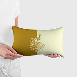 Подушка-антистресс Жар-птица в золотом, цвет: 3D-принт — фото 2