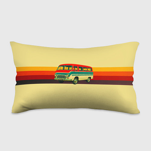 Подушка-антистресс Ретро автобус РАФ-977 поп-арт / 3D-принт – фото 1