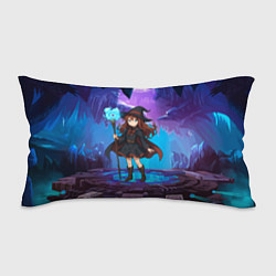 Подушка-антистресс Аниме девочка маг с волшебных посохом