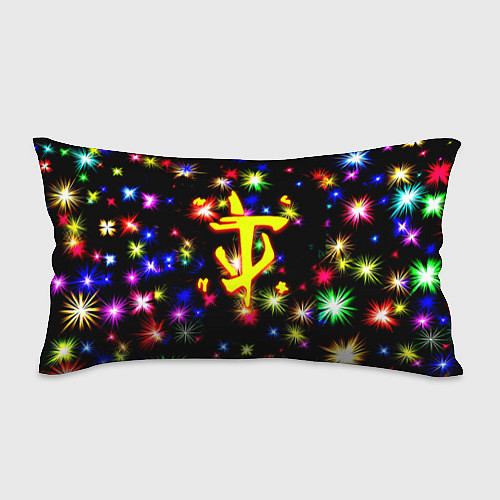 Подушка-антистресс Doom новогодние искры / 3D-принт – фото 1