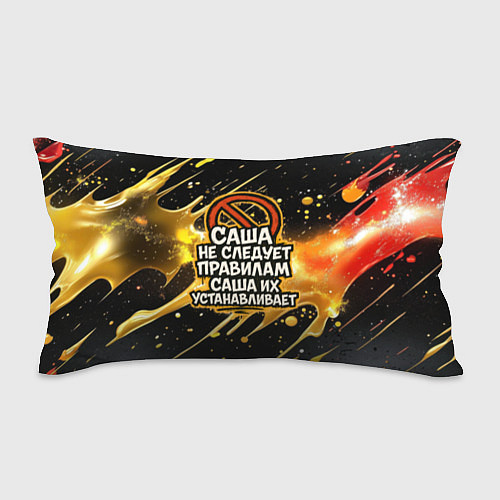 Подушка-антистресс Саша не следует правилам - Саша их устанавливает / 3D-принт – фото 1