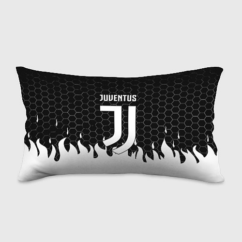 Подушка-антистресс Juventus соты огонь / 3D-принт – фото 1