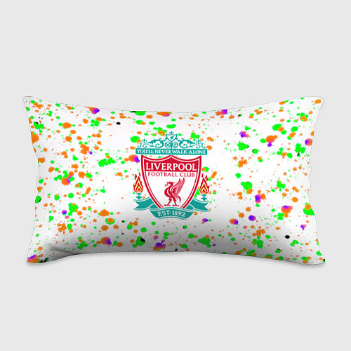 Подушка-антистресс Liverpool брызги красок текстура / 3D-принт – фото 1