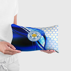 Подушка-антистресс Лестер сити броня соты, цвет: 3D-принт — фото 2