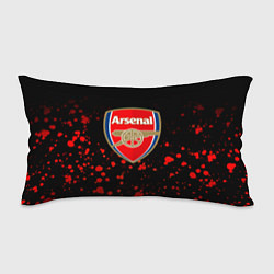 Подушка-антистресс Арсенал красные краски всплеск, цвет: 3D-принт
