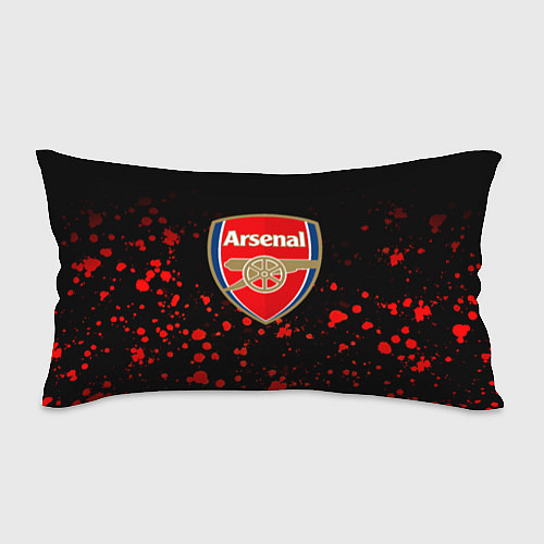 Подушка-антистресс Арсенал красные краски всплеск / 3D-принт – фото 1