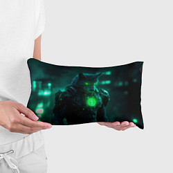 Подушка-антистресс Кибер-волк, цвет: 3D-принт — фото 2
