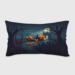 Подушка-антистресс Призраки в горящей конной повозке