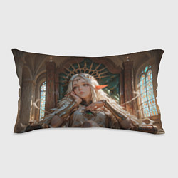 Подушка-антистресс Беловолосая королева эльфов на троне
