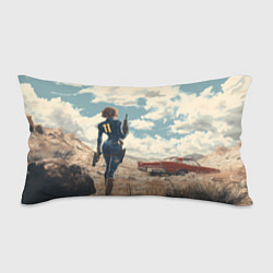 Подушка-антистресс Fallout девушка в пустоши, цвет: 3D-принт