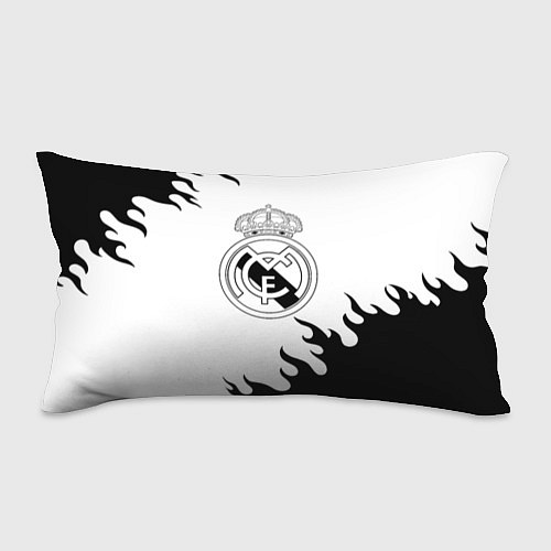 Подушка-антистресс Реал Мадрид черный огонь / 3D-принт – фото 1