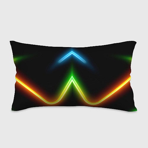 Подушка-антистресс Neon multicolored lines / 3D-принт – фото 1