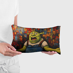 Подушка-антистресс Удивленный Шрек, цвет: 3D-принт — фото 2