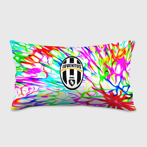 Подушка-антистресс Ювентус жидкие краски текстура / 3D-принт – фото 1