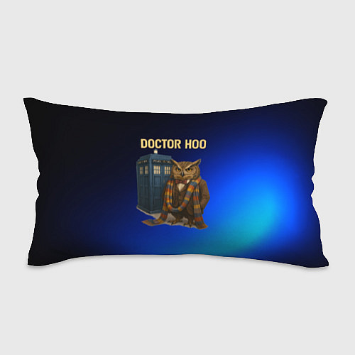 Подушка-антистресс Doctor Hoo сова у телефонной будки / 3D-принт – фото 1