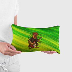 Подушка-антистресс Петух гитарист, цвет: 3D-принт — фото 2