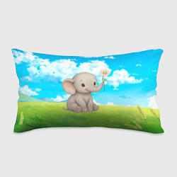 Подушка-антистресс Слоненок с цветочком