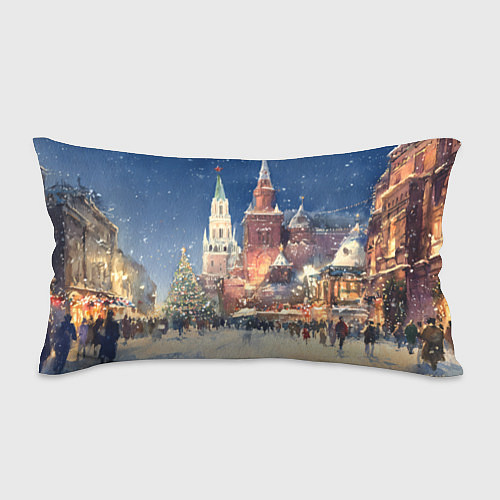 Подушка-антистресс Новый год - Москва / 3D-принт – фото 1