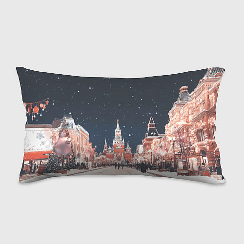 Подушка-антистресс Праздничная ночь в Москве / 3D-принт – фото 1